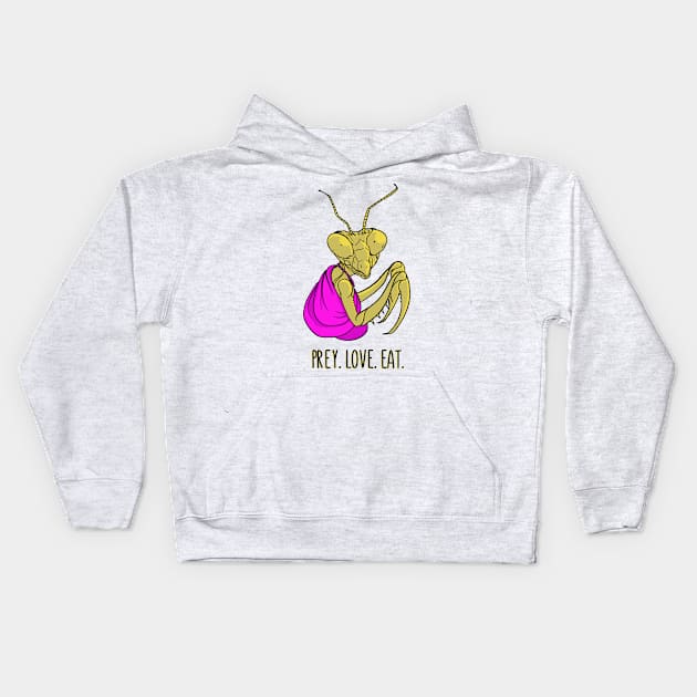 Prey. Love. Eat. Kids Hoodie by aaallsmiles